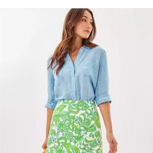 Lilly Pulitzer Tropper Mini Skirt, NWT, size 0
